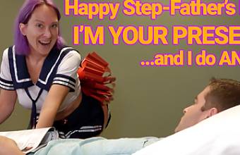 Happy Father's Day Step-Daddy! I'm Your Present!