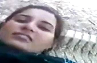 Iranian girl has sex on hidden cam